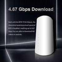 Karbor 5G CPE WiFi6 Router tanpa kabel, titik akses 5G LTE Sim dengan 300mbps Max LAN tingkat Data untuk penggunaan di rumah
