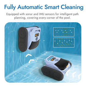 Advanced High Quality Eco-Friendly Wireless Pool Robot Automatic Wall Floor Scrubbing Vacuum Independent Suction Channels 3 Auto - Product Image 6