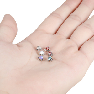 Stainless Steel Dermal Anchor Top Micro Dermal Piercings <strong>Skin</strong> Diver Crystal <strong>Gem</strong> Surface Piercings Safe Implanted Sexy <strong>Jewelry</strong> - Product Image 5