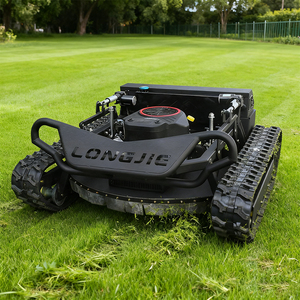 Tondeuse à gazon robotisée à télécommande de haute qualité, approuvée CE, avec brosse de <span class=keywords><strong>coupe</strong></span> à chenilles - Product Image 2
