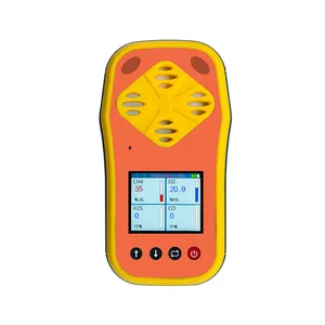 F40 4 in 1 Digital Gas Detector O2 H2S CO LEL Handheld Mini Gas Analyzer Air Monitor Gas Leak Tester Carbon Monoxide Meter