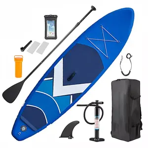 Conjunto de prancha de remo aquática SUP para praia e esportes aquáticos personalizados de alta qualidade, fabricação de fábrica, 2023