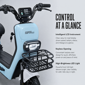<span class=keywords><strong>Trottinette</strong></span> <span class=keywords><strong>électrique</strong></span> légère et élégante 48V 400W avec batterie 48V 32Ah et écran LCD – Fournisseur d'usine en gros - Product Image 6