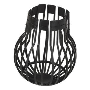 Rejilla de malla de plástico negro para desagüe de techo, anticolapzón, para aguas pluviales exteriores, protección de canalones de techo, soportes para velas de balcón - Product Image 4