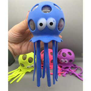 Bolas de Medusas y Pulpos en Agua, Cuentas Coloridas, Juguetes Antiestrés y para Aliviar el Estrés, Simulación de Océano, Diversión para Apretar, Regalo para Fiestas - Product Image 4