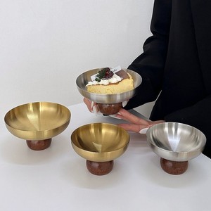 Verres à cocktail en acier inoxydable à pied court, coupes à dessert, coupes à glace et à pouding, coupes à fruits et à yaourt - Product Image 2