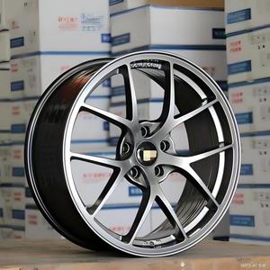 Nuevas llantas de aleación ligeras de 15-18 pulgadas 5x114.3 <span class=keywords><strong>Hyper</strong></span> Black Multi Spoke para MDX TL TLXTSX QS502 - Product Image 3