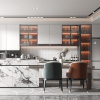 Portes d'armoires et placards en bois massif sur mesure pour l'extérieur de la maison - Marque Shangzheng, design moderne pour chambres et salons