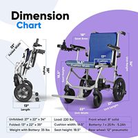 Fauteuil roulant électrique haut de gamme au Pakistan, en Corée du Sud, pliable, portable, intelligent, fauteuil roulant électrique intelligent, États-Unis