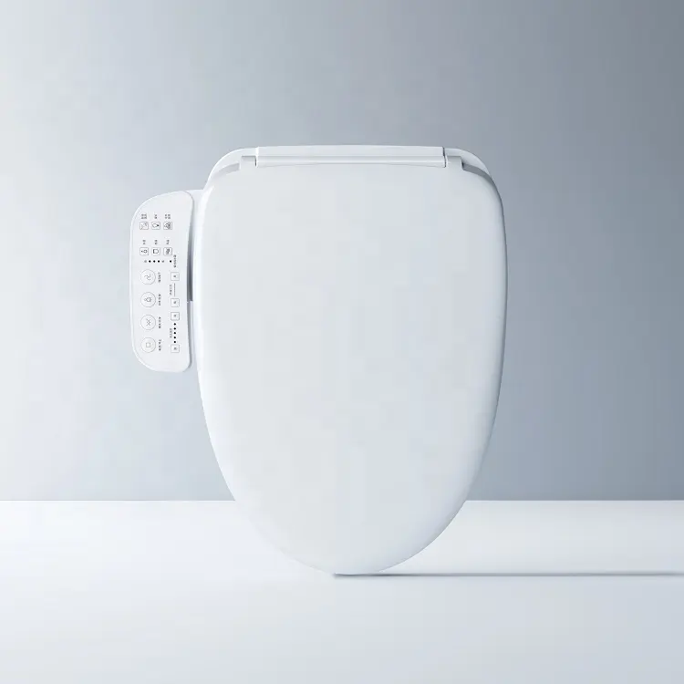 F1L525 sanfter schließender intelligenter Toilettensitz PP-Toilettensitz Bidet-Toilettensitz fernbedienung Knöpfe-Steuerung
