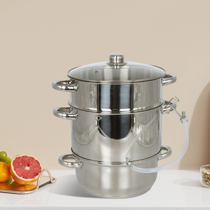 Accessoires <span class=keywords><strong>de</strong></span> cuisine 8L Ustensiles <span class=keywords><strong>de</strong></span> cuisine Cuiseur à <span class=keywords><strong>vapeur</strong></span> pour fruits, <span class=keywords><strong>Extracteur</strong></span> <span class=keywords><strong>de</strong></span> <span class=keywords><strong>jus</strong></span> en acier inoxydable, Presse-agrumes à <span class=keywords><strong>vapeur</strong></span> à induction avec couvercle en verre - Product Image 6