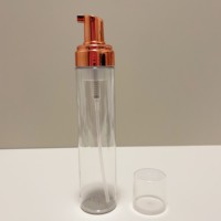 Faible quantité de commande minimale vide en plastique galvanoplastie Rose doré 120ml 100ml 150ml Mousse nettoyante pour le visage pour animaux de compagnie