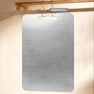 Tabla de Cortar Rectangular de Acero Inoxidable con Patrón de Diamantes, Apta para Lavavajillas, Antibacteriana, de Grado Alimenticio - Product Image 5