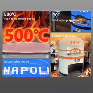 <span class=keywords><strong>Four</strong></span> <span class=keywords><strong>à</strong></span> pizza électrique au gaz en acier inoxydable, grand modèle industriel pour pizzeria et hôtel, protection contre la surchauffe des noix et des graines de soja - Product Image 3