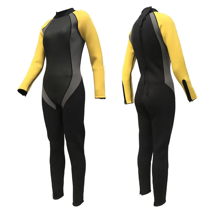 Özelleştirilmiş 3mm 5mm 7mm adam neopren kumaş tam uzun kollu dalgıç kıyafeti dalış elbisesi wetsuit