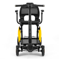Scooter eléctrico de Control remoto personalizado 2024, scooter de movilidad de 4 ruedas compacto plegable completamente automático para ancianos