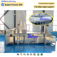 Baiyu automatische groenteverblancheermachine voor diepvriesgroenteverwerkingsfabriek met temperatuurregelsysteem