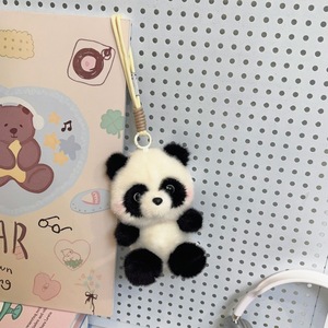 Llavero de Peluche Redondo Suave y Adorable: Panda, <span class=keywords><strong>Cerdito</strong></span>, Conejo, Colgante para Bolso, Regalo para Niñas - Product Image 4
