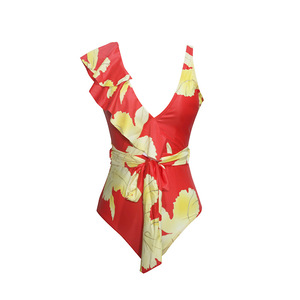 2025 pour <span class=keywords><strong>Amazon</strong></span> Aliexpress <span class=keywords><strong>maillot</strong></span> <span class=keywords><strong>de</strong></span> <span class=keywords><strong>bain</strong></span> <span class=keywords><strong>une</strong></span> <span class=keywords><strong>pièce</strong></span> avec volants Sexy 3 pièces Bikini ensemble imprimé transfrontalier article chaud - Product Image 6