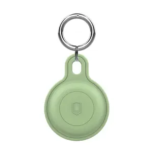 4 gói Bìa bảo vệ đầy đủ chống sốc Keychain Silicon không thấm nước cho airtag trường hợp