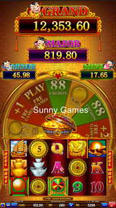 88 Fortunes Mone Coins Jeu de roulette avec récompenses mystérieuses à 85% d'éléments gagnants, écran vertical (MOQ 1 pièce) Prix usine pour machine de divertissement - Product Image 2