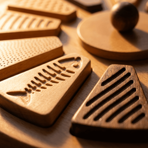 Giocattoli Montessori YC, Tavola Sensoriale Puzzle, Materiali <span class=keywords><strong>di</strong></span> <span class=keywords><strong>Apprendimento</strong></span> Tattile, Strumenti Educativi per Abilità Motorie Fini e Cognitive - Product Image 2