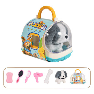 Jouets en peluche RC interactifs pour animaux, chien qui marche et aboie, pour bébés et enfants de 2 à 7 ans, en plastique et coton PP, <span class=keywords><strong>cadeau</strong></span> très demandé - Product Image 6