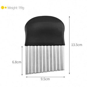 Multifunctional Manual Potato Slicer New <b>Vegetable</b> <b>Cutter</b> and Meat Crinkle <b>Cutter</b> for French Fries & Crisp Chips Waffle <b>Cutter</b> - Product Image 4