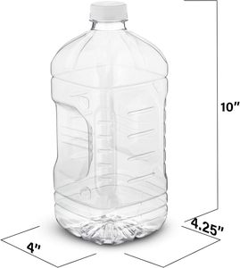 Bán buôn tùy chỉnh rõ ràng pet chai nước trái cây nhựa 64 oz. -<span class=keywords><strong>CONTAINER</strong></span> rỗng với Làm xáo trộn hiển nhiên mũ - Product Image 2