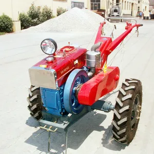 Çiftlik traktörü 4x4 tarım iki tekerlekli traktör motocultor güç yeke yürüyüş el traktör