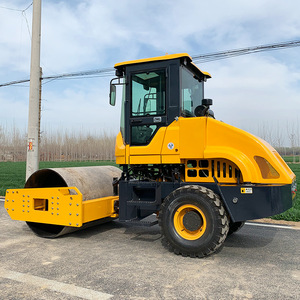 Đôi trống đất nhựa đường đường lăn Máy đầm paver Con lăn bê tông đường san lấp mặt bằng máy - Product Image 3