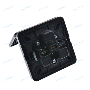 <strong>UK</strong> British Singapore Waterproof Industrial <strong>Socket</strong> 13A 250V IP54 AC Power <strong>Socket</strong> Power Connector Plug <strong>Socket</strong> with Cover - Product Image 4