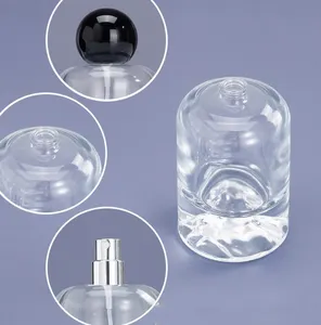 30ml 50ml 100ml Ice Mountain Thick Bottoming Bottle Ball Cover Spray Perfume Glass Bottle