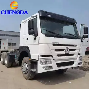 Sinotruck 6X4 Howo kullanılan traktör kamyon kafa kamyon 336 420 Hp çıplak dizel motor