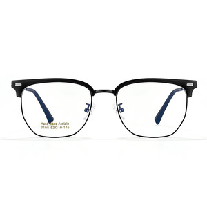 Lunettes de vue Danyang Square Frame 7198, montures métalliques extra larges pour hommes aux grands visages, design rétro - Product Image 3