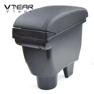Vtear - Boîte de rangement <span class=keywords><strong>pour</strong></span> accoudoir avant de voiture en ABS et cuir PU, avec porte-gobelet USB, accessoires intérieurs <span class=keywords><strong>pour</strong></span> <span class=keywords><strong>Toyota</strong></span> <span class=keywords><strong>Yaris</strong></span> 2014-2020 - Product Image 6