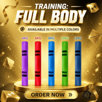 Baril d'entraînement VIPR réglable et portable en caoutchouc TPR, équipement de fitness pour Pilates et entraînement du tronc, best-seller BSW