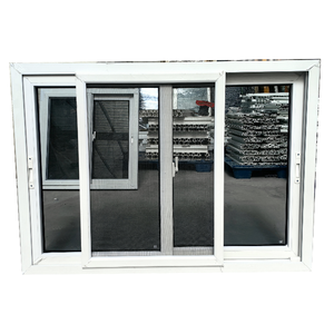 Trung Quốc phần cứng hàng đầu <span class=keywords><strong>uPVC</strong></span> cửa sổ trượt tùy chỉnh nướng thiết kế với lưới chống muỗi - Product Image 3