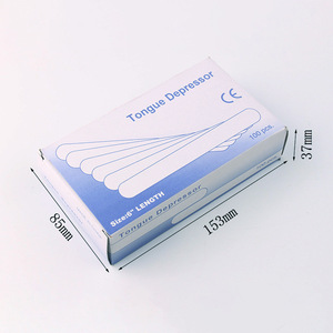 Depresor Lingual de Madera de 6 Pulgadas, Envasado Individualmente, para Examen Oral, Limpiador de Lengua, para Comercio Exterior y Exportación Transfronteriza - Product Image 3