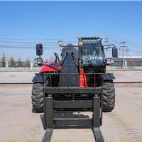 Manipulador Telescópico con Tracción en las Cuatro Ruedas, Capacidad de Carga de 2500 kg, Pluma Telescópica, Montacargas con Motor Diésel Yunnei de 58 kW, Sistema Hidráulico Cerrado Industrial