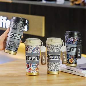 Custom Modern Portable <strong>Princess</strong> Flower Language Series Vacuum Insulated Double Drinking Cup Stainless Steel Thermos Coffee <strong>Mug</strong> - Product Image 2