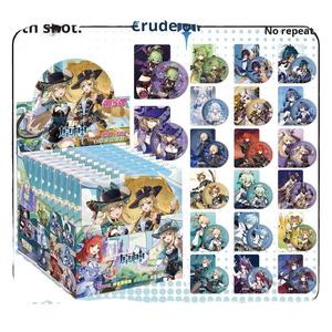 Badge en métal en gros, boîte mystère, 75 mm, double flash, à tirer, broche Song Yuqi Tianguan Genshin Impact - Product Image 1