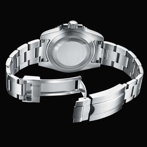 Montre de plongée mécanique automatique 40 mm avec mouvement NH35, étanche 10 ATM, en acier inoxydable, luxe, sans logo, OEM, montre-bracelet pour homme - Product Image 2