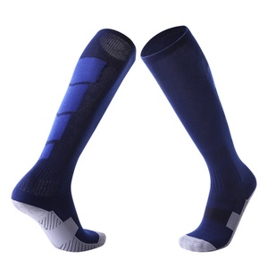 Chaussettes de football professionnelles antidérapantes, absorbant les chocs, avec bordure épaissie, fond en tissu éponge tricoté, respirantes et à séchage rapide - Product Image 6
