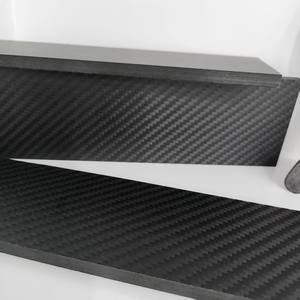 แผ่นคาร์บอนไฟเบอร์น้ำหนักเบาความแข็งแรงสูงสำหรับแผงการบินและอวกาศชิ้นส่วนตัวถังรถยนต์ที่มีแผ่นท่อคาร์บอนไฟเบอร์ - Product Image 1