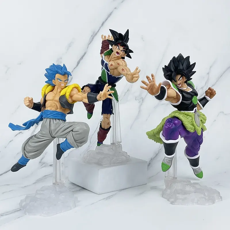 Collezione di modelli di vendita calda giocattolo Anime Dragonz Ball Goku Vegetto Vegeta Anime Action Figure