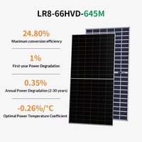 Panel Solar Fotovoltaico de Doble Vidrio Hi-MO X10 Scientist LR8-66HVD-645M Jiangsu