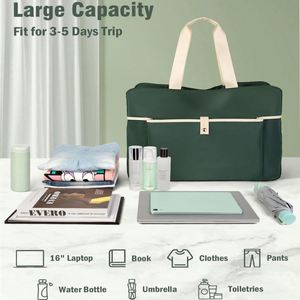 Sac fourre-tout vintage grande capacité personnalisé pour femme, durable, brodé, avec chaînes et fermeture éclair, idéal pour l'été, les voyages et la plage - Product Image 3