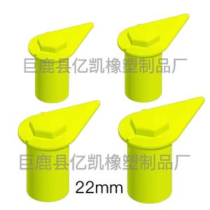 ตัวบ่งชี้น็อตล้อแบบฝาครอบกันฝุ่น ขนาด 22 มม. สีเหลืองเรืองแสง ทำจากพลาสติกวิศวกรรม สำหรับซ่อมน็อตล้อ - Product Image 1