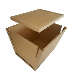 Usine directement boîte d'emballage en carton nid d'abeille écologique fabriquée en Chine